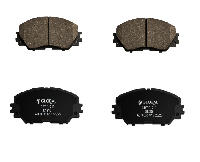 Ceramic Front Disc Brake Pads for 2010 2011 2012 LEXUS HS250h 2.4L Sedan