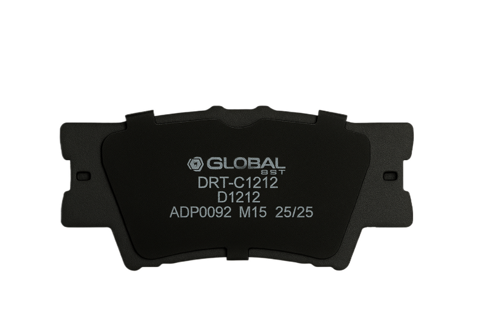 Rear Ceramic Brake Pads with hardware for 2013 - 2018 Lexus ES300h 2.5L