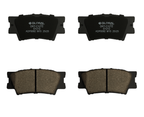 Rear Ceramic Brake Pads with hardware for 2013 - 2018 Lexus ES300h 2.5L