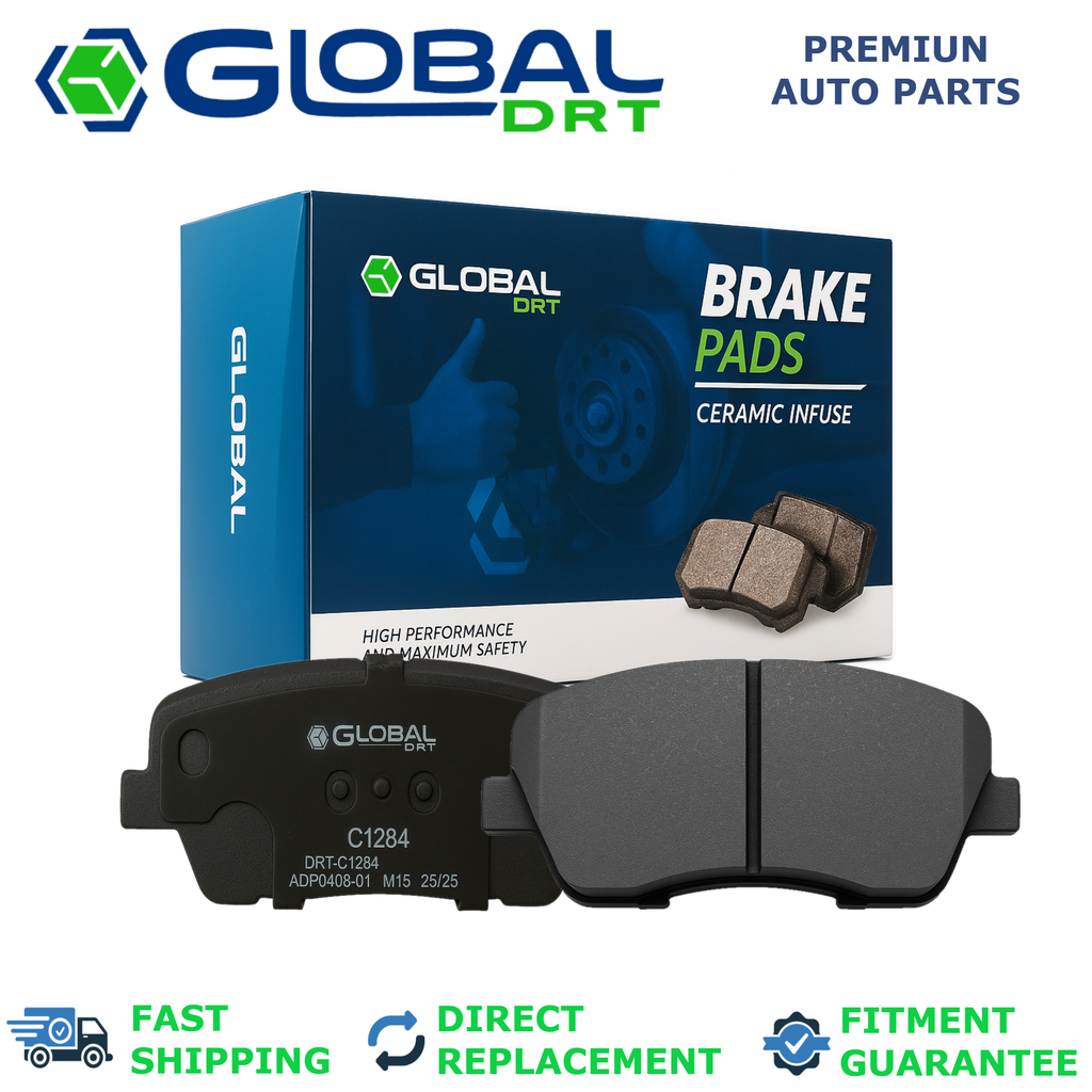 Rear Ceramic Brake Pads for 2007 - 2010 Hyundai ENTOURAGE 3.8L L Mini