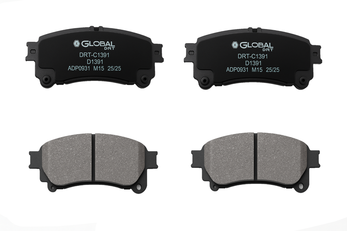 Rear Ceramic Brake Pads for 2010 - 2015 Lexus RX350 Sport 3.5L