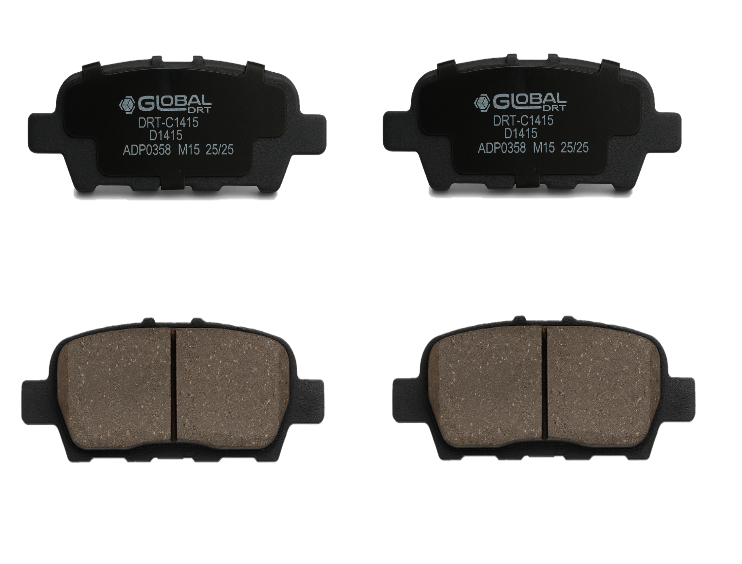 Rear Ceramic Brake Pads with hardware for 2013 - 2020 Nissan PATHFINDER 3.5L SL