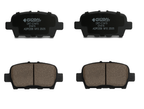 Rear Ceramic Brake Pads with hardware for 2013 - 2020 Nissan PATHFINDER 3.5L SL