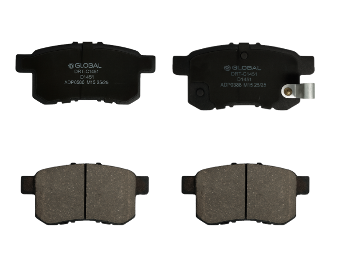 Rear Ceramic Brake Pads for 2009 - 2014 Acura TSX 2.4L 3.5L V6 Sedan