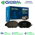 Front Ceramic Brake Pads with hardware for 2013 Infiniti JX35 3.5L V6
