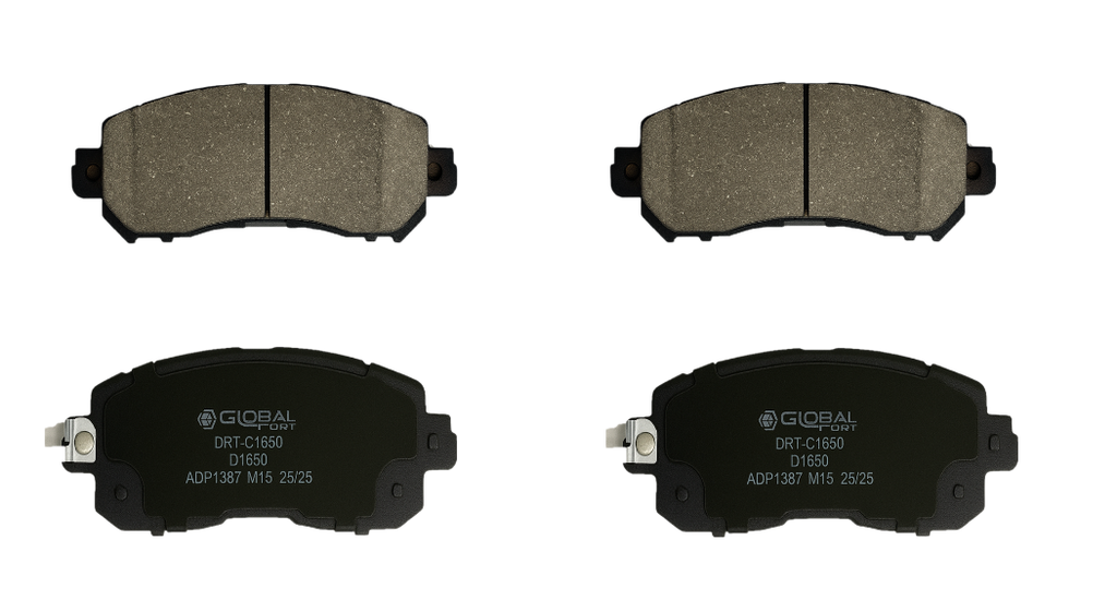 Front Ceramic Brake Pads w/hardware for 2014 2015 Nissan LEAF S SL SV USA Built