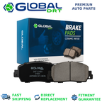 Front Ceramic Brake Pads with hardware for 2016 Honda ACCORD EX EX-L 2.4L 3.5L