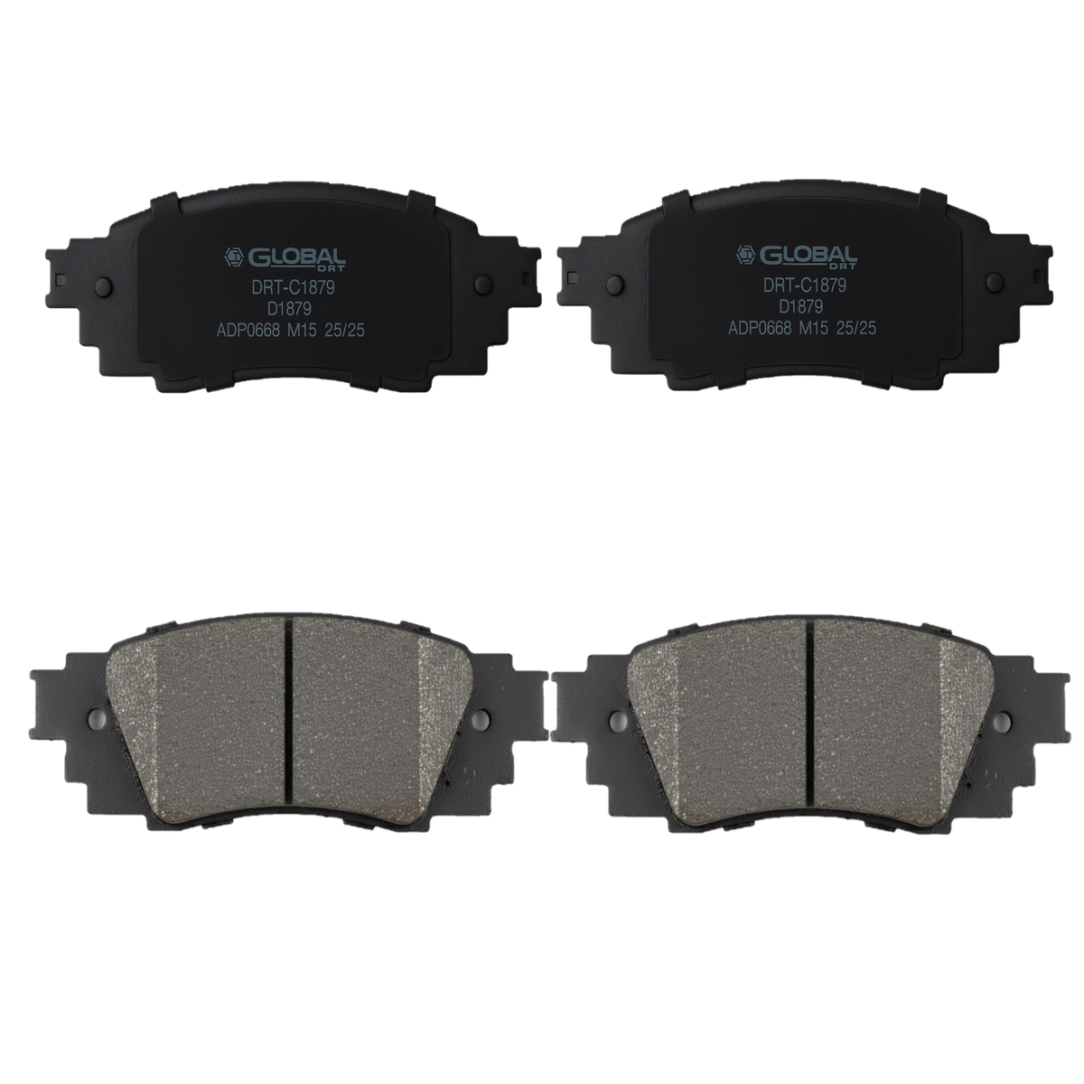 Ceramic Rear Disc Brake Pads for 2019 2020 2021 2022 Lexus UX200 2.0L