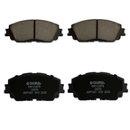 Front Ceramic Brake Pads with hardware for 2021-2024 Lexus ES250 2.5L