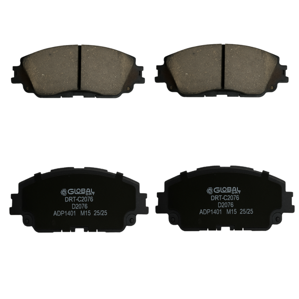 Front Ceramic Brake Pads with hardware for 2021-2024 Lexus ES250 2.5L