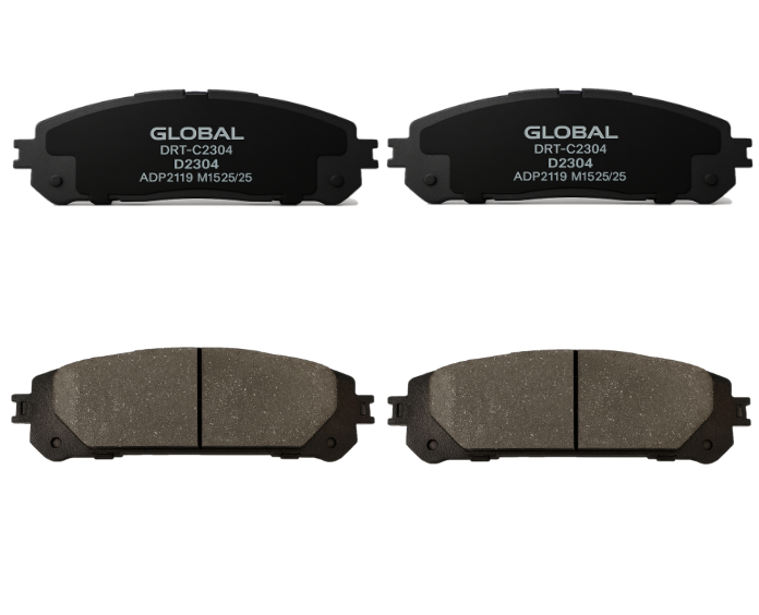 Front Ceramic Brake Pads for 2020 - 2023 Toyota HIGHLANDER 2.4L 2.5L LE XLE