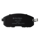 Front Ceramic Brake Pads with hardware for 2000 2001 Infiniti I30 3.0L