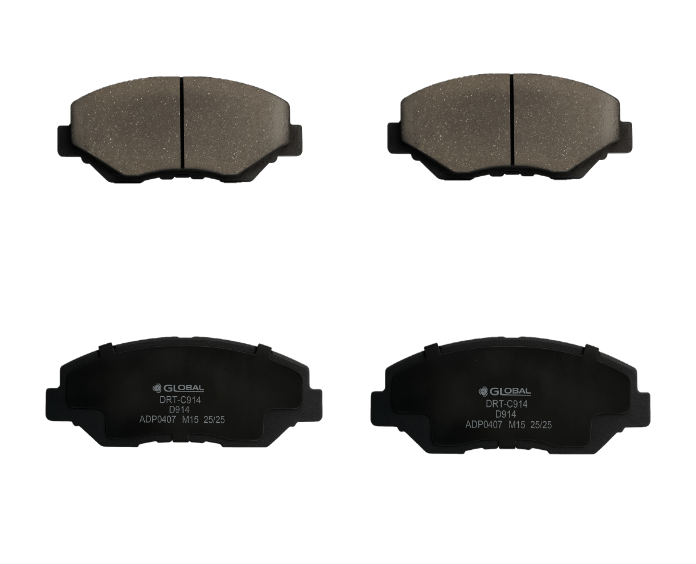 Front Ceramic Brake Pads for 2017 Honda CIVIC EX EX-T LX LX-P Sport 1.5L 2.0L