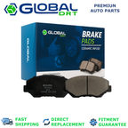 Front Ceramic Brake Pads with hardware for 2013 2014 2015 2.0L 2.4L Acura ILX