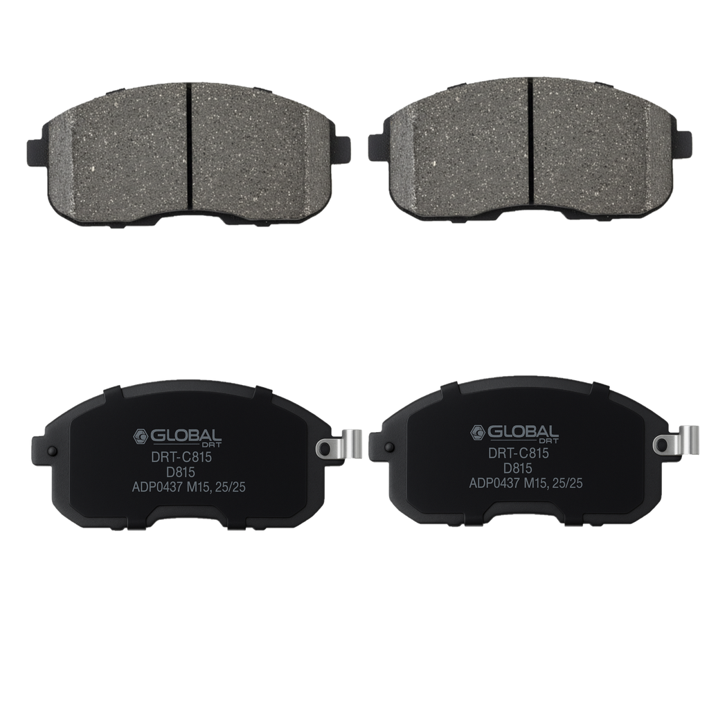 Front Ceramic Brake Pads with hardware for 2003 2004 Infiniti G35 3.5L