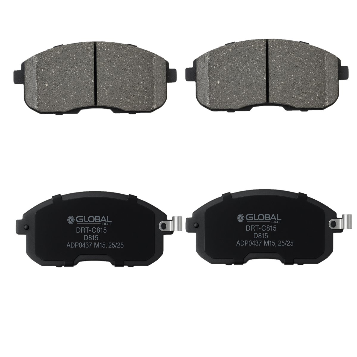 Front Ceramic Brake Pads with hardware for 2003 2004 Infiniti G35 3.5L