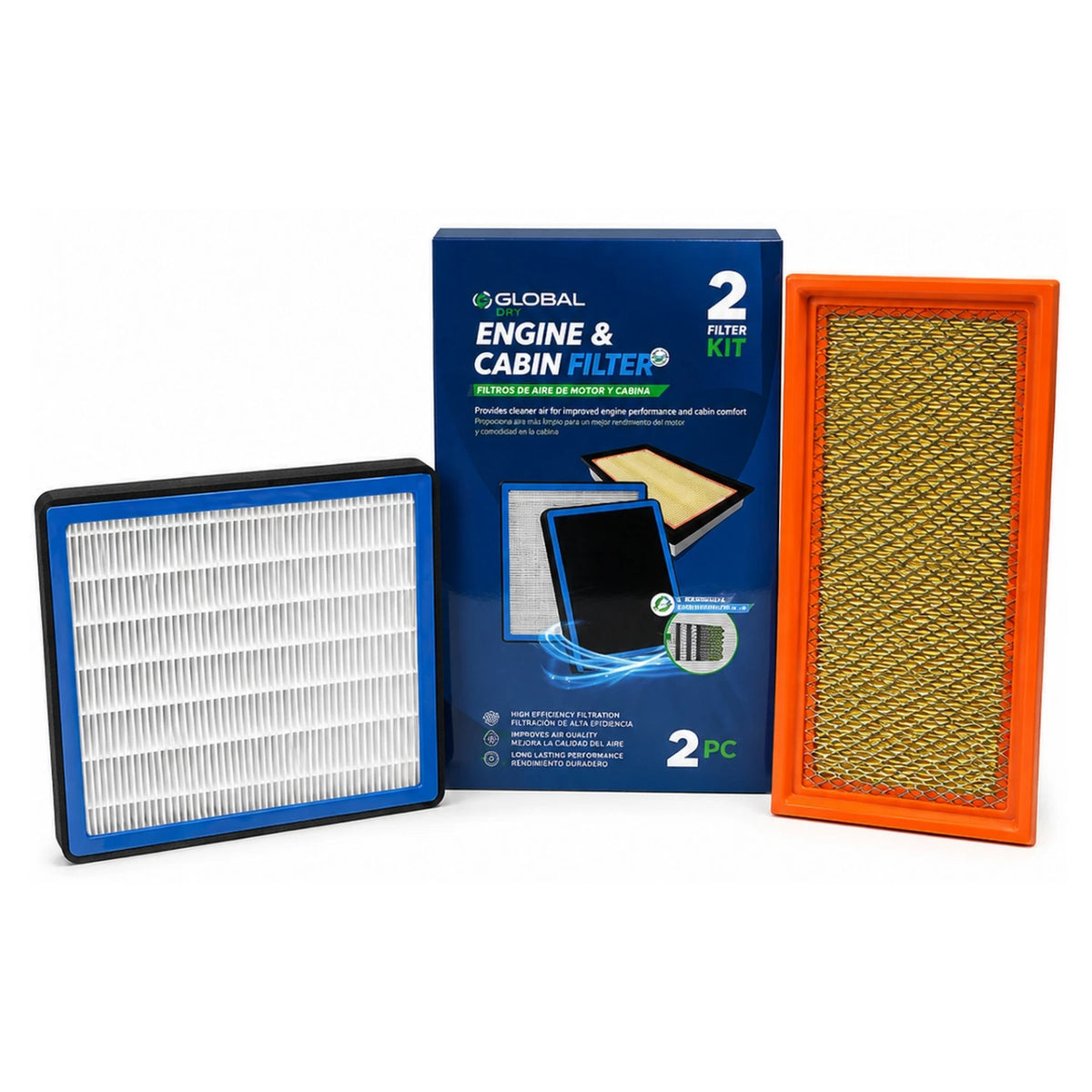 Top-Tier Engine & Cabin Air Filter Set for TOYOTA CAMRY 2012-2017 2.5L Hybrid