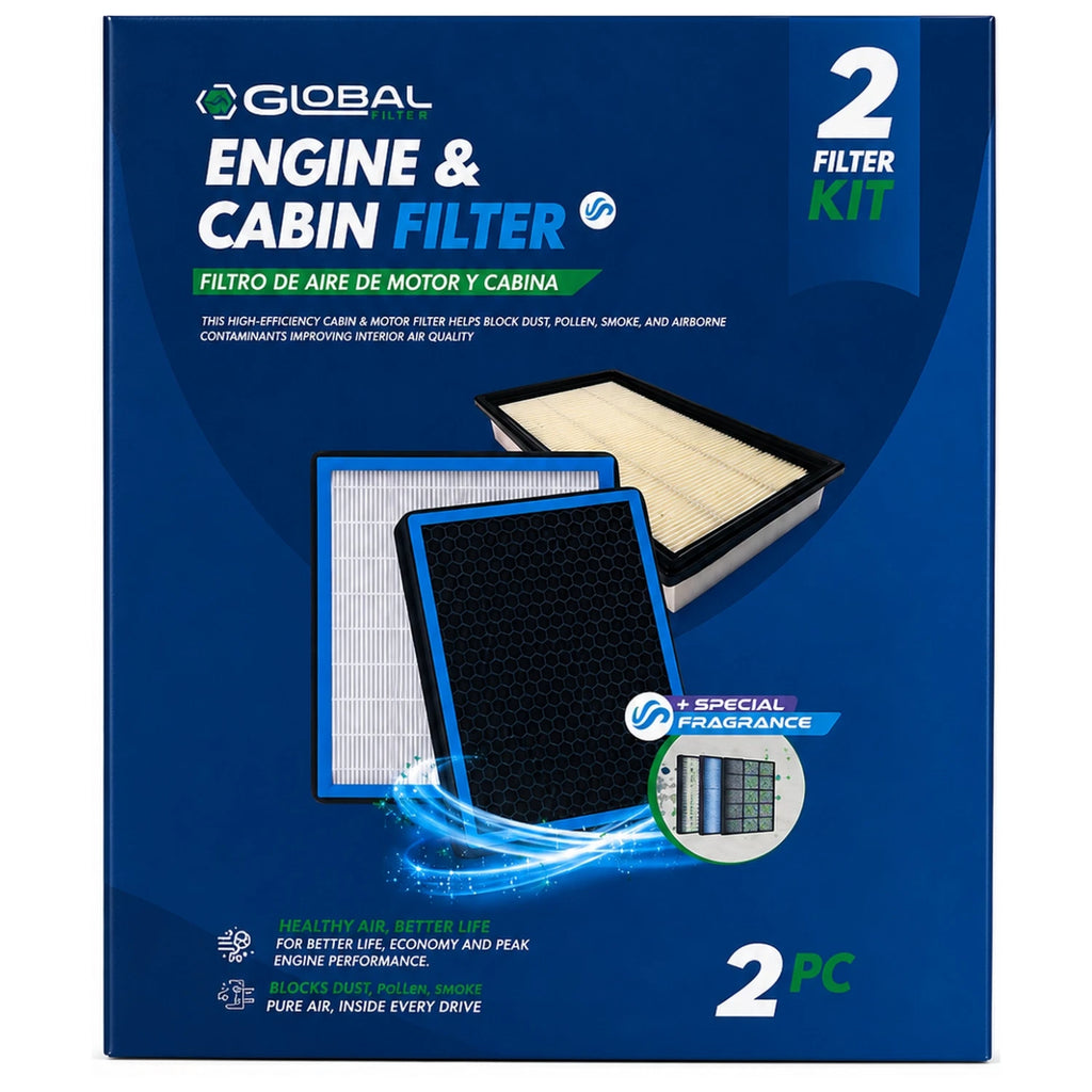 Top-Tier Engine & Cabin Air Filter Set for TOYOTA CAMRY 2012-2017 2.5L Hybrid