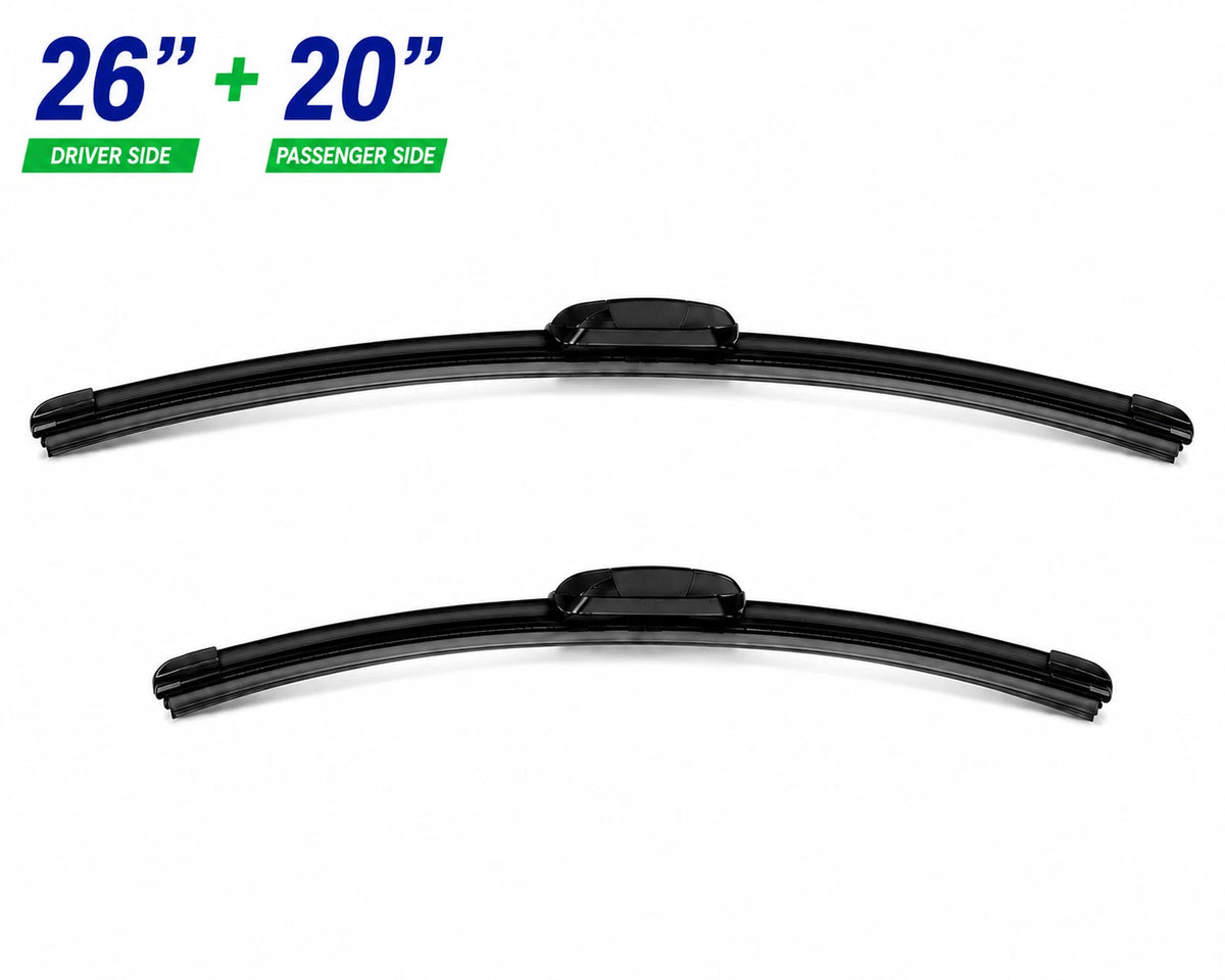 Top-Tier Pack of 2 Front Wiper Blades 26" + 20" For Toyota Camry 2018-2024