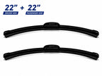 Top-Tier Pack of 2 Front Wiper Blades 22" + 22" For Ford F-150 2007-2025