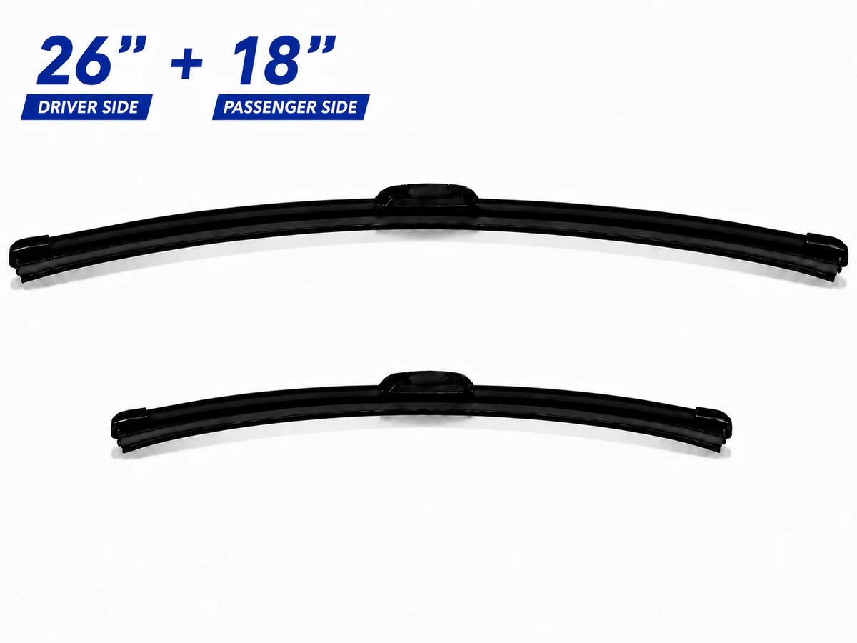 Top-Tier Pack of 2 Front Wiper Blades 26" + 18" For Hyundai Santa Fe 2024-2026
