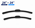 Top-Tier Pack of 2 Front Wiper Blades 24" + 24" For Toyota Tundra 2022 - 2025
