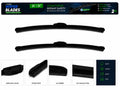 Top-Tier Pack of 2 Front Wiper Blades 24" + 24" For Ram 1500 2019-2026