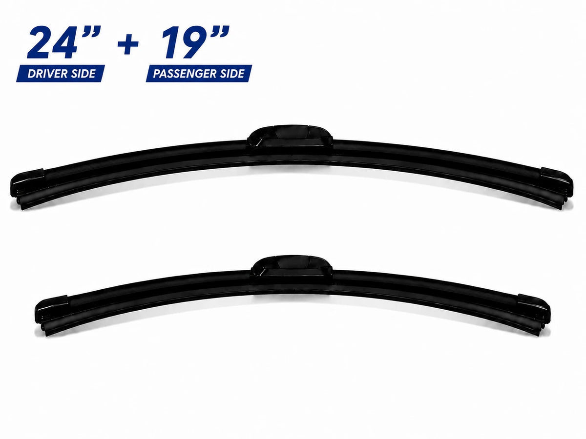 Top-Tier Pack of 2 Front Wiper Blades 24" + 19" For Honda CR-V 2023-2026