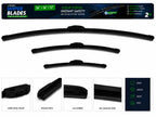 Top-Tier Front & Rear Wiper Blades 24" 16" 12" For Nissan Kick 2025-2026