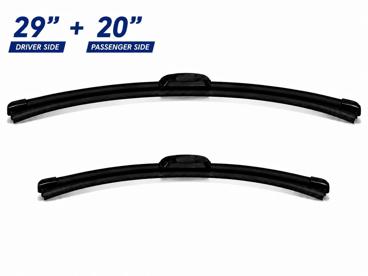 Top-Tier Pack of 2 Front Wiper Blades 29" + 20" For Ford Transit 150 2015-2026