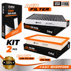 Engine & Cabin Air Filter Set for TOYOTA PRIUS V 2012-2018 1.8L L4 Hybrid