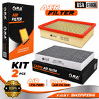 Engine & Cabin Air Filter Set for JEEP GRAND CHEROKEE 2011-2021 3.6/5.7L V6 V8