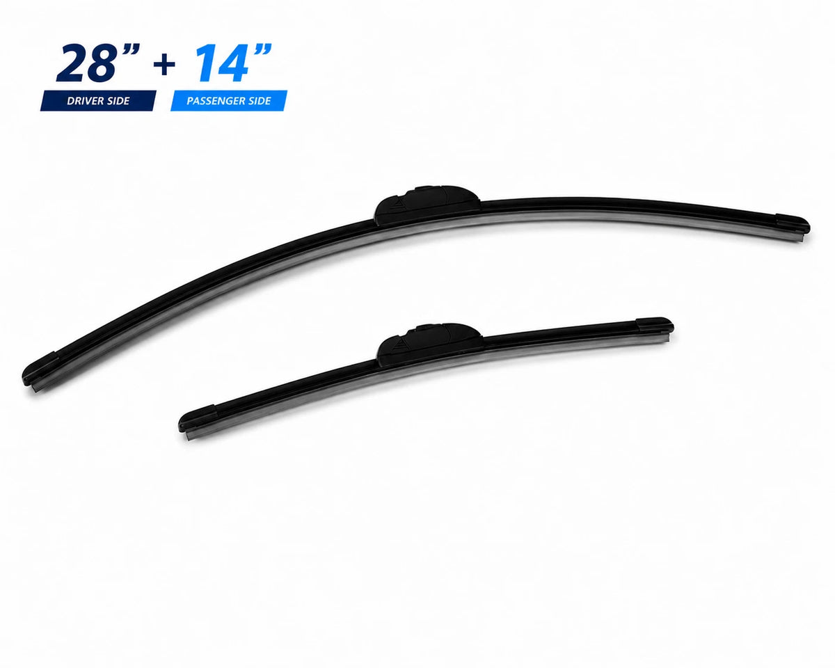 Top-Tier Pack of 2 Front Wiper Blades 28" + 14" For Toyota Corolla 2019 - 2024
