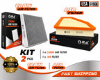 Engine & Cabin Air Filter Set for JEEP CHEROKEE 2019-2022 2.4L L4/3.L V6